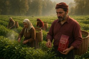 برداشت چای بهاره